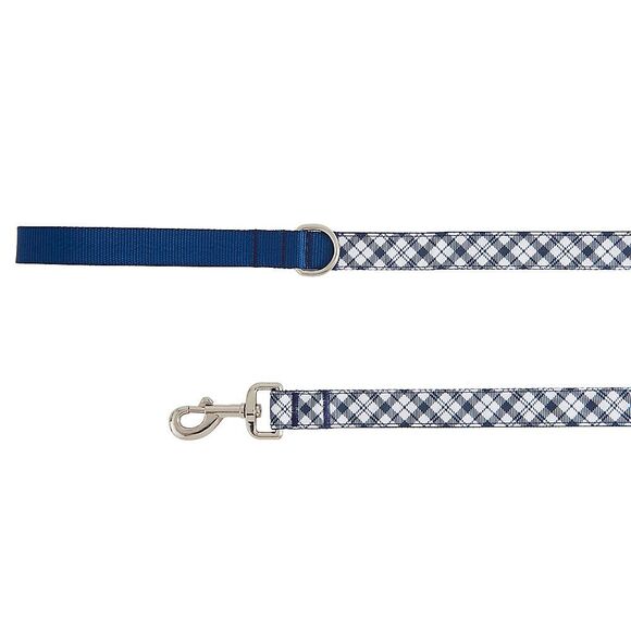 Top Paw Blue Plaid Nylon‎ Dog Leash 4 Foot - Picture 1 of 3
